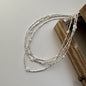 S925 Sterling Silver Fritillary Small Pieces Of Silver Necklace Bracelet