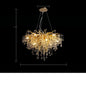 Postmodern Light Luxury Chandelier Water Drop Crystal Lamp Atmosphere