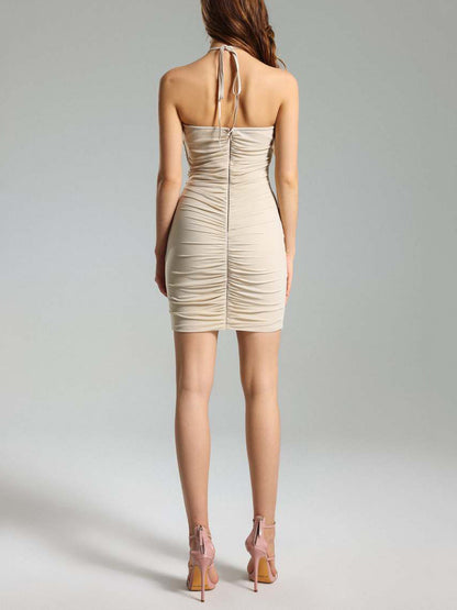 New Sexy Hot Girl Mesh Flower Slimming Hollow Out Backless Strapless Skirt With Wrapped Buttocks