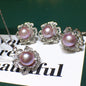 Women's Three-piece Natural Freshwater Pearl Pendant