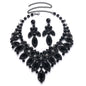 European And American Luxury Leaf Necklace Suit