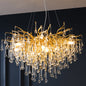 Postmodern Light Luxury Chandelier Water Drop Crystal Lamp Atmosphere